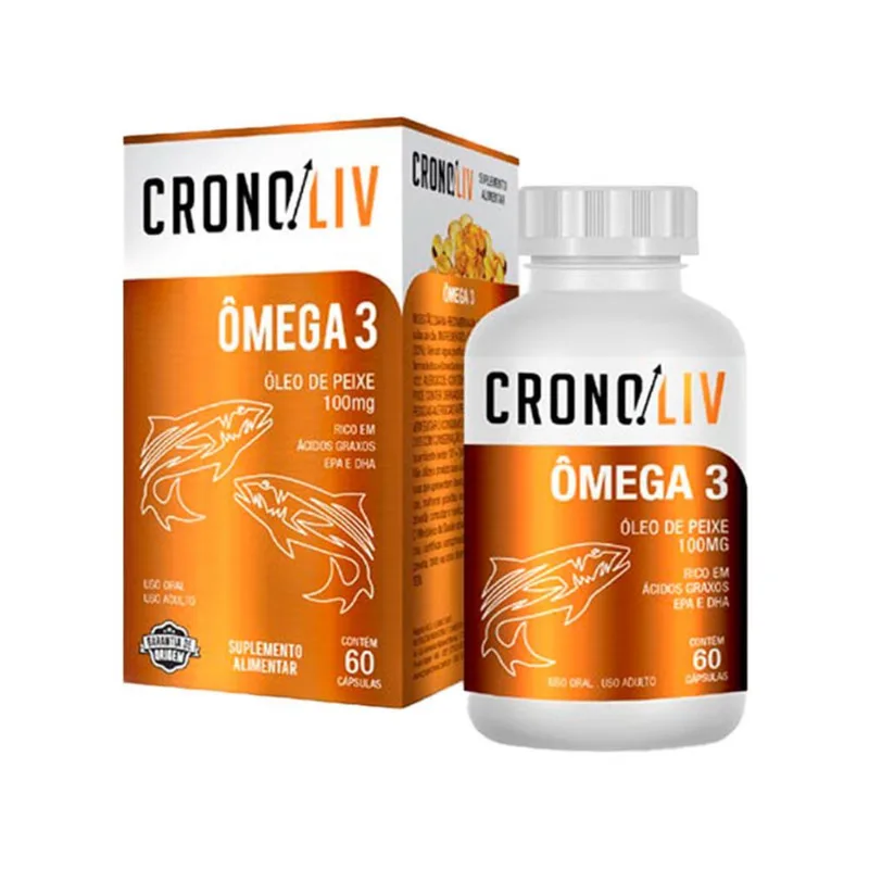 Suplemento Alimentar Cronoliv Ômega 3 60 Cápsulas