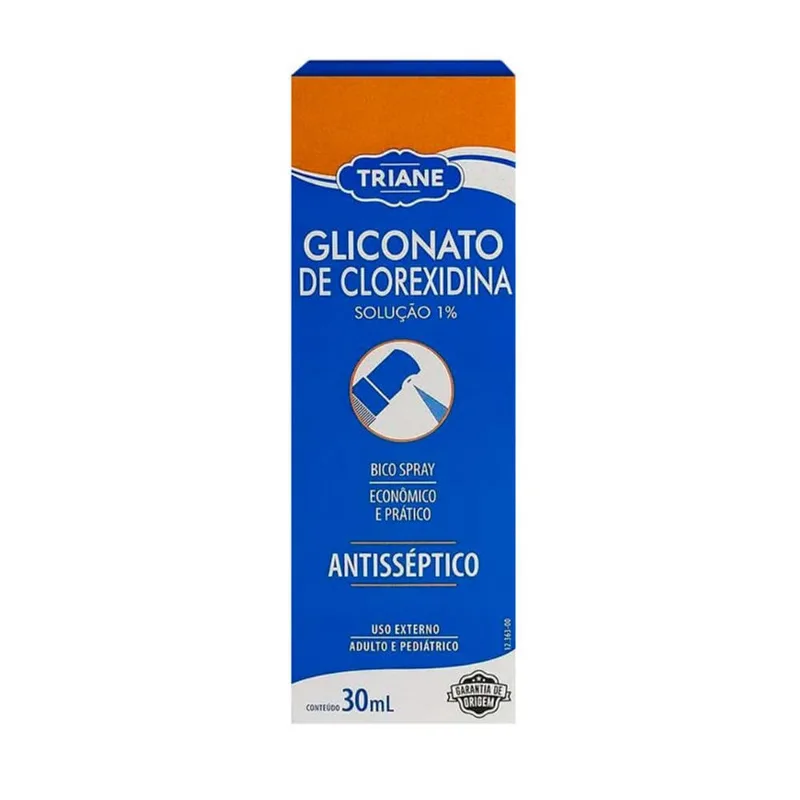 Antisséptico Gliconato de Clorexidina 1% Triane Solução Spray 30ml