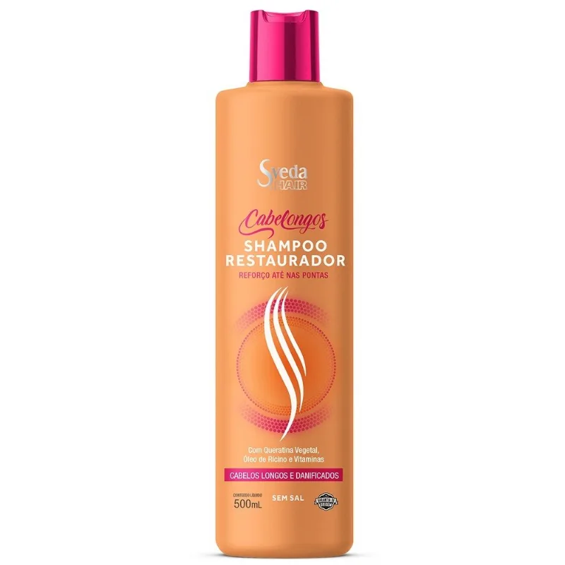 Shampoo Sveda Hair Cabelongos Restaurador 500ml