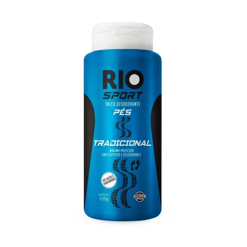 Talco Desodorante Para os Pés Rio Sport Canforado 100g