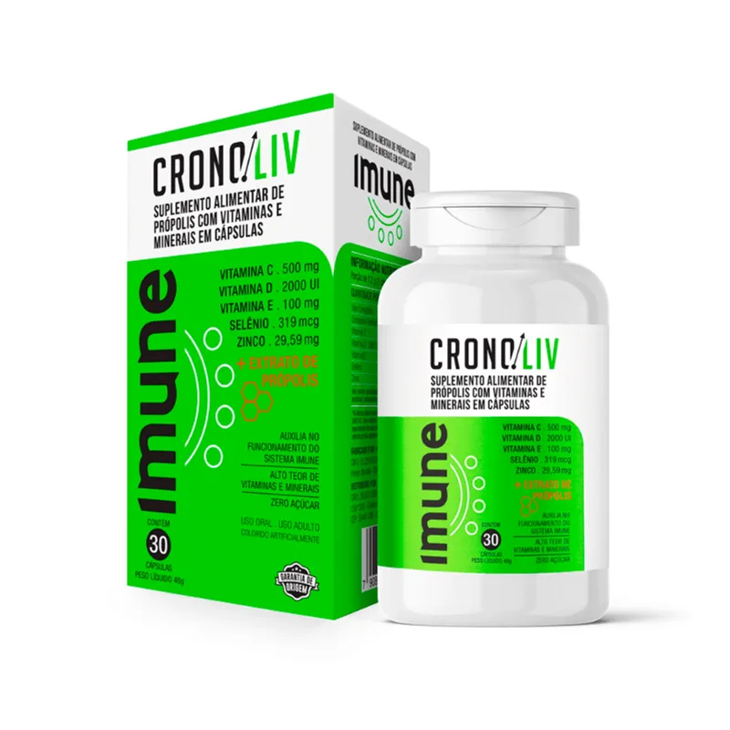 Suplemento Alimentar Cronoliv Imune 30 Cápsulas