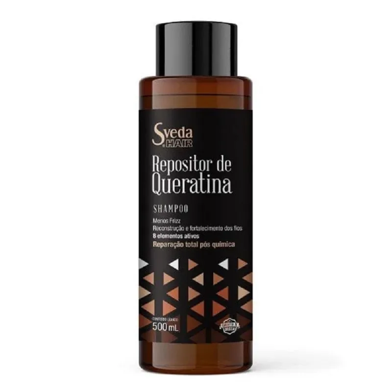 Shampoo Sveda Hair Repositor de Queratina 500ml