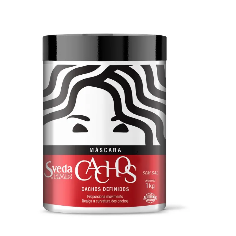 Máscara Capilar Sveda Hair Cachos 1kg M?scara Capilar Sveda Hair Cachos 1kg