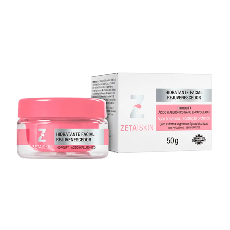 Hidratante Facial Zeta Skin Rejuvenescedor 50g