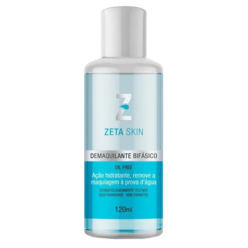 Demaquilante Bifásico Zeta Skin Oil Free 120ml