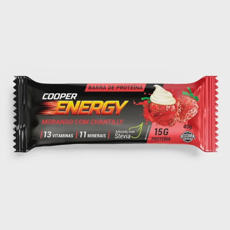 Barra Cooper Energy Morango Chantilly 45g