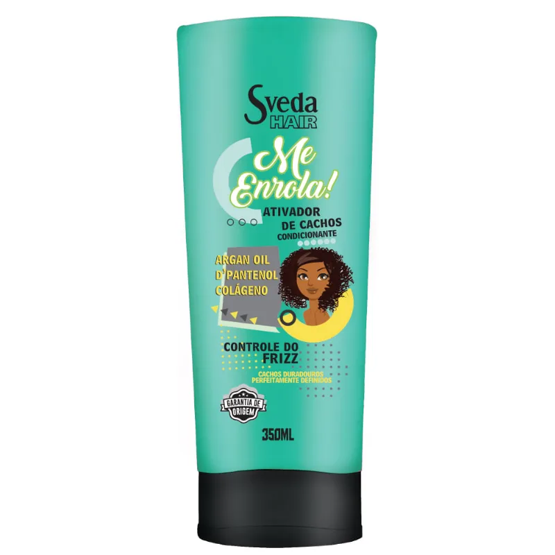 Ativador de Cachos Sveda Hair Me Enrola 350ml Ativado de Cachos Sveda Hair Me Enrola 350ml
