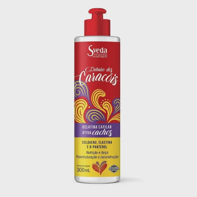 Gelatina Capilar Sveda Hair Debaixo dos Caracóis 300ml
