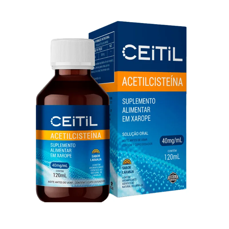 Suplemento Alimentar Ceitil 40mg/ml Sabor Laranja 120ml + Copo Dosador