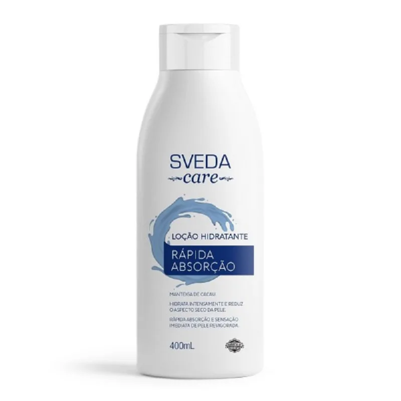 Loção Hidratante Sveda Care 400ml Rápida Absorção