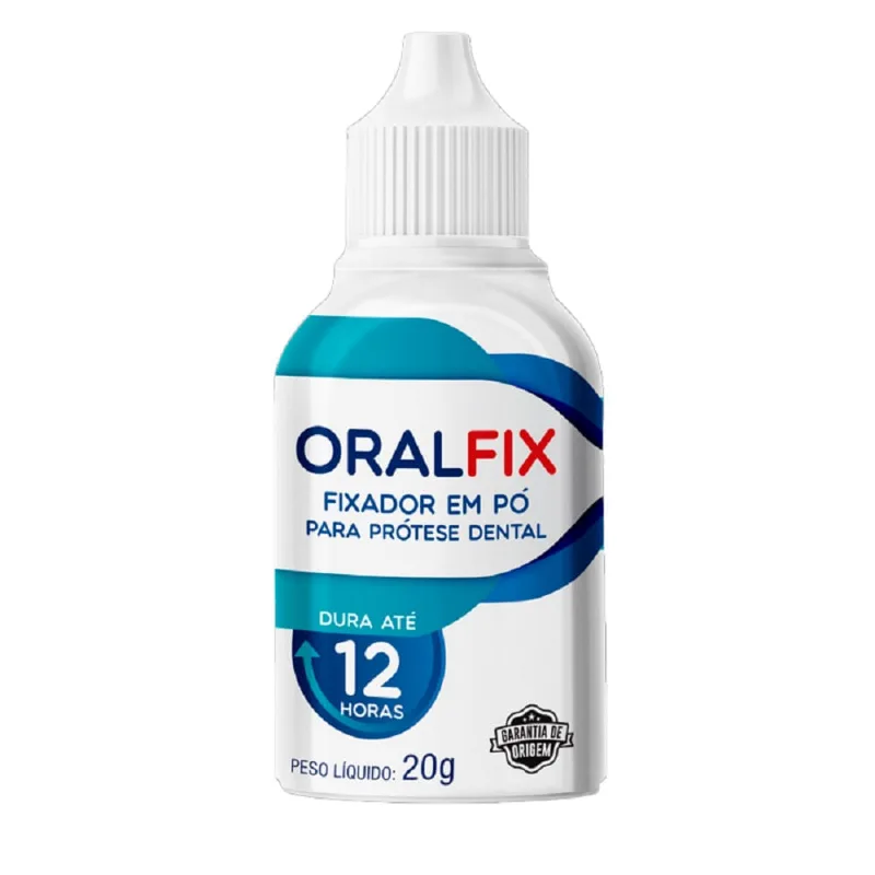 Fixador em Pó Para Prótese Dentária Oralfix 20g