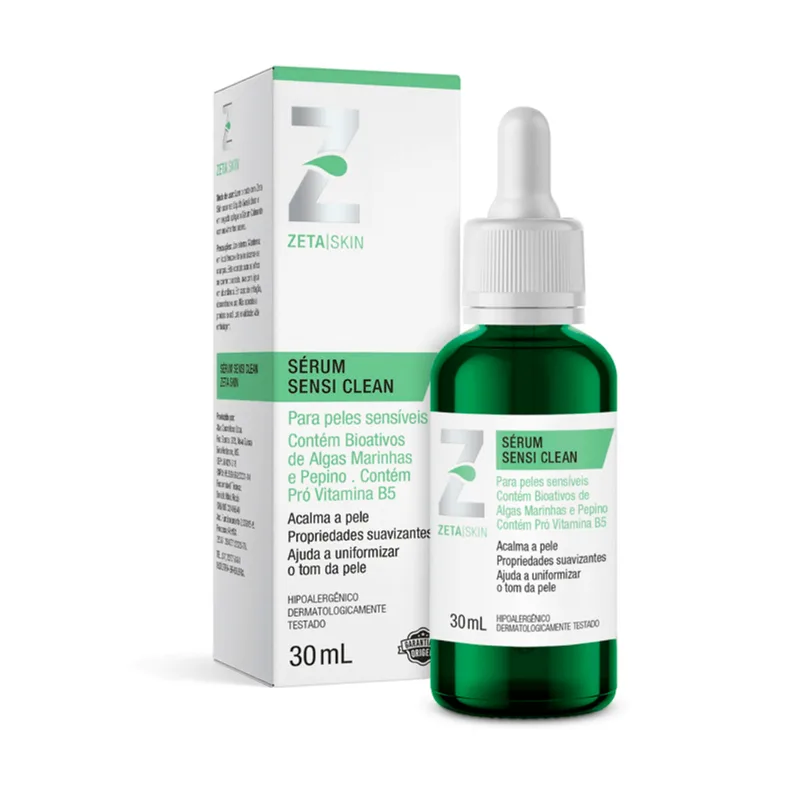 Sérum Facial Sensi Clean Zeta Skin Peles Sensíveis 30ml