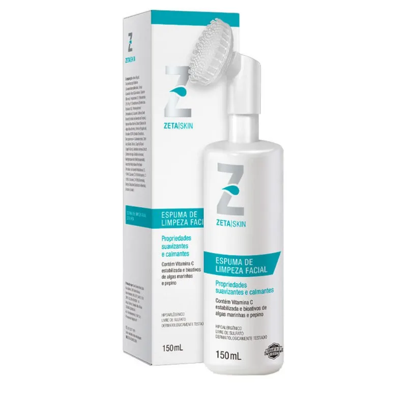 Espuma de Limpeza Facial Zeta Skin 150ml