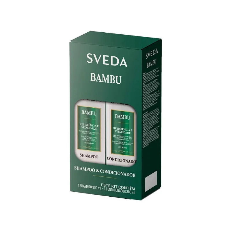 Kit Sveda Hair Bambu Shampoo + Condicionador 300ml Cada