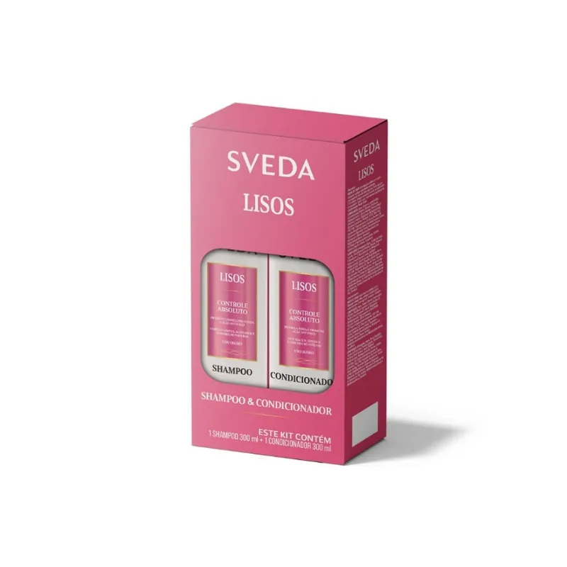 Kit Sveda Hair Lisos Shampoo + Condicionador 300ml Cada