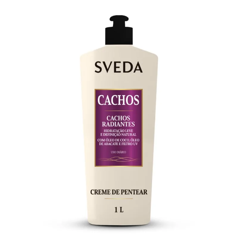 Creme de Pentear Sveda Cachos Radiantes 1L