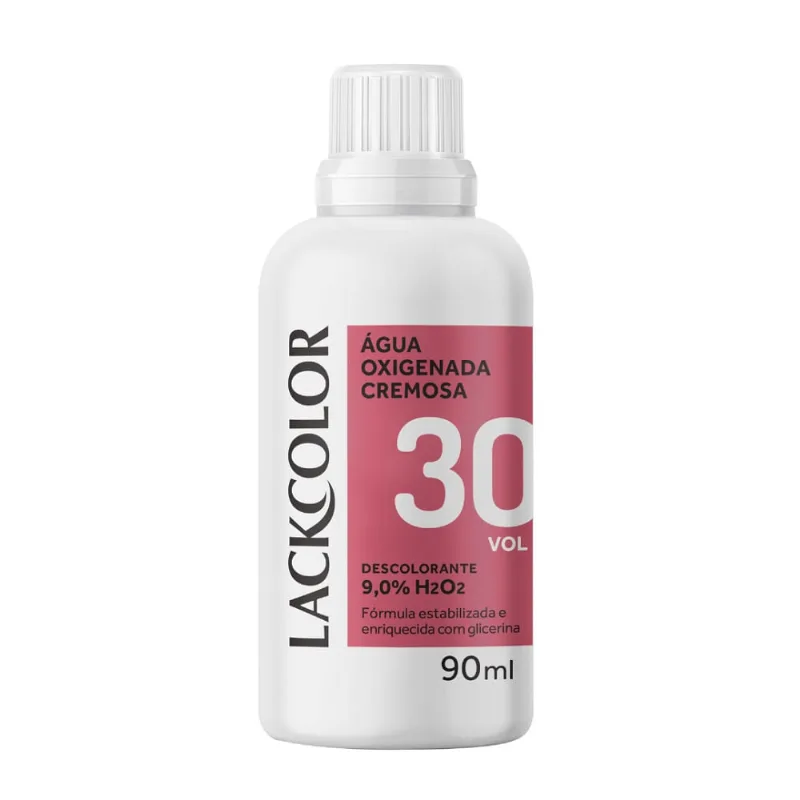 Água Oxigenada Cremosa Lack Color Farmax 30 Volumes 90ml