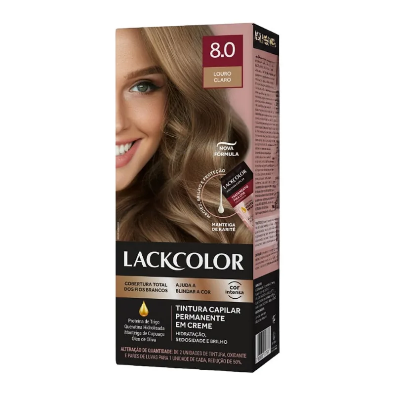 Tintura Lack Color 8.0 Louro Claro