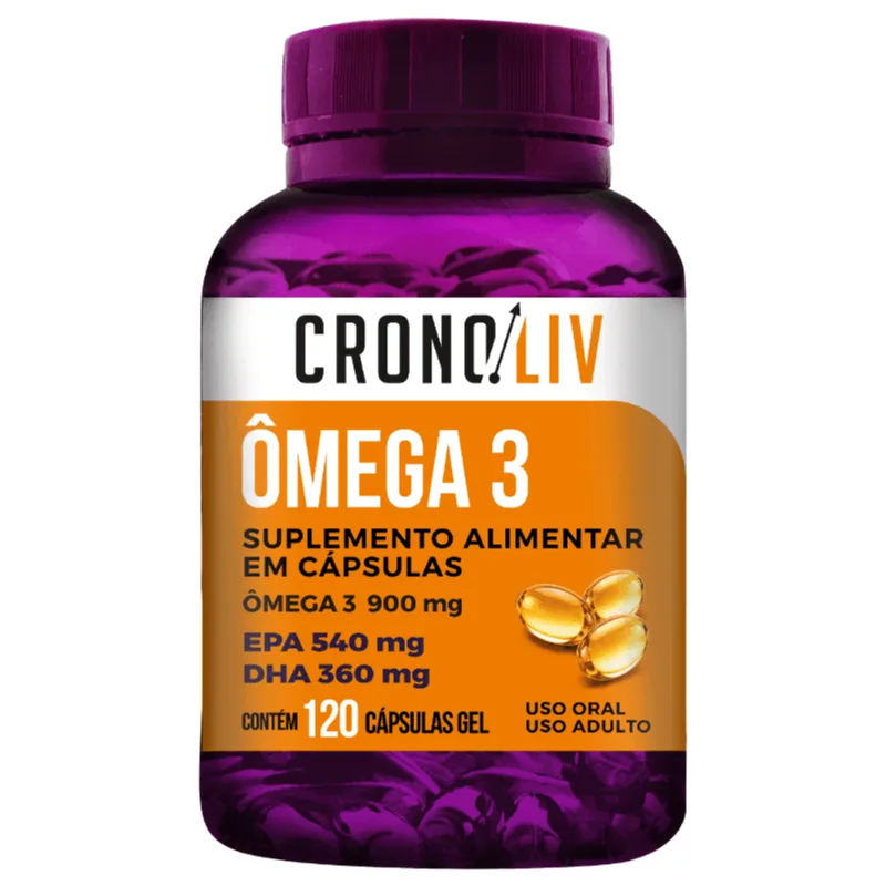 Suplemento Alimentar Cronoliv Ômega 3 120 Cápsulas Gel
