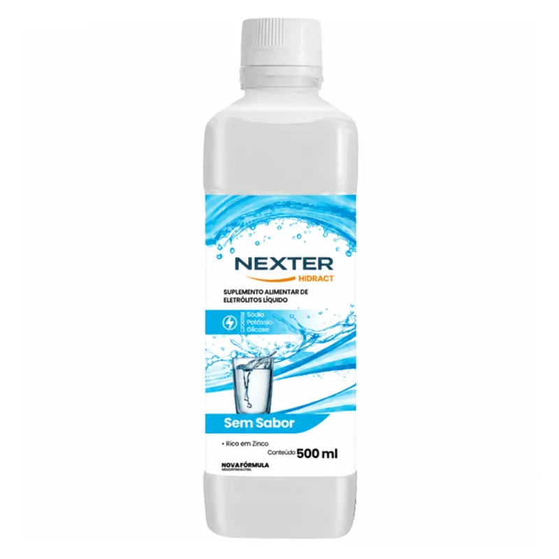 Suplemento Alimentar Líquido Hidract Nexter Sem Sabor 500ml