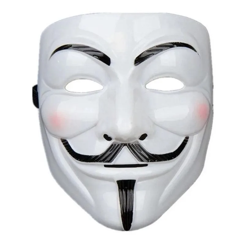 Máscara Vingador Anonymous Guy Fawkes Vendetta V Da Vingança