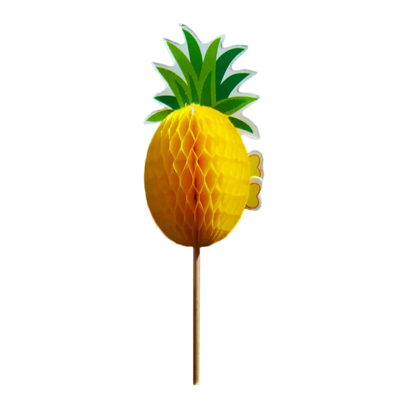 Palito Para Drink Abacaxi Sanfona - 6 Unidades - Não Informado - Utilidades Domesticas