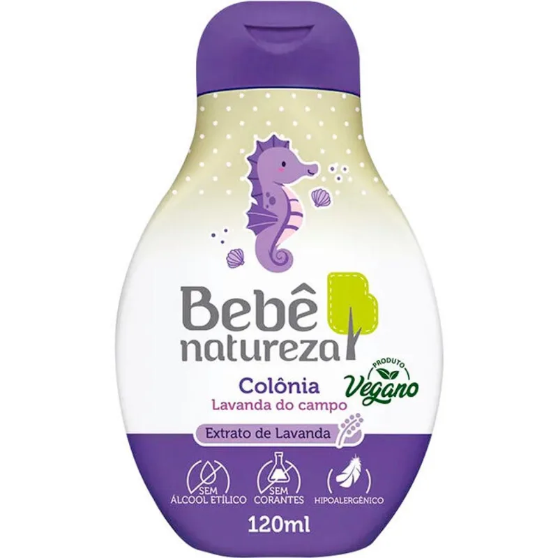 Colônia Infantil Bebê Natureza Lavanda 120ml