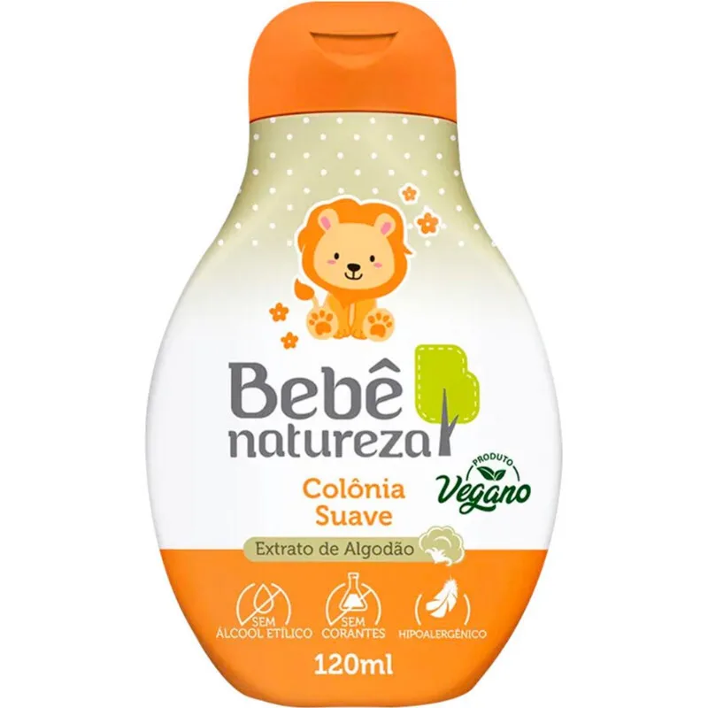 Colônia Infantil Bebê Natureza Suave 120ml