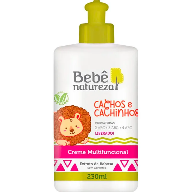 Creme para Pentear Bebê Natureza Cachos 230ml