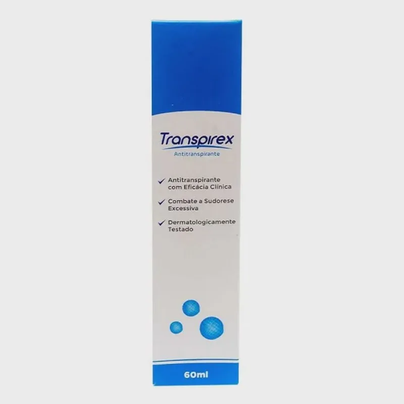 Antitranspirante spray s/ Suor Sudorese Hiperidrose Transpirex 60ML