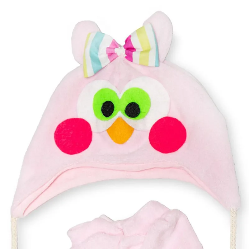 Redutor Bebe Conforto Galinha Rosê + Toca, Luva E Meia Médio