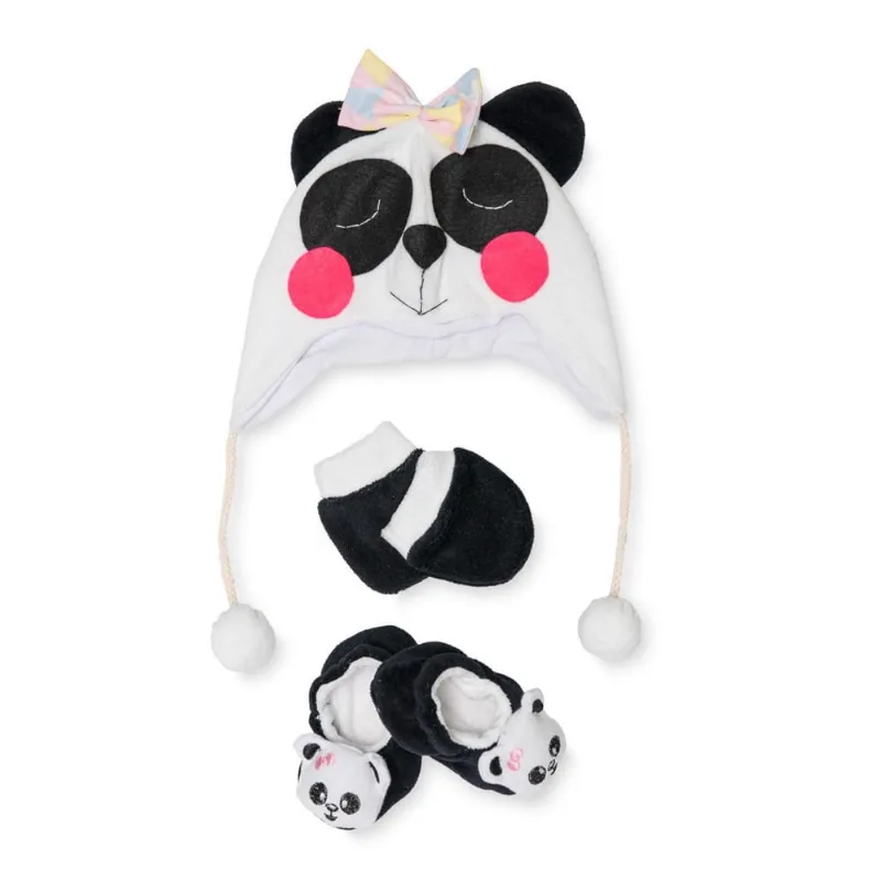 Redutor Bebe Conforto Panda Preto/Branco + Toca Luva Meia M