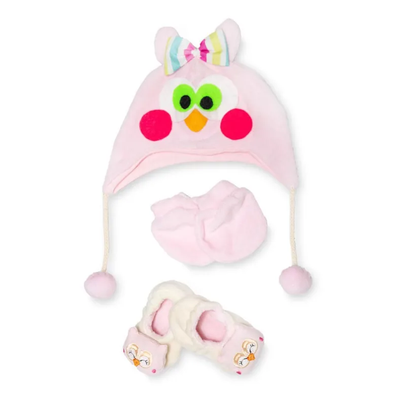 Redutor Bebe Conforto Galinha Rosa + Toca Luva Meia Pequeno