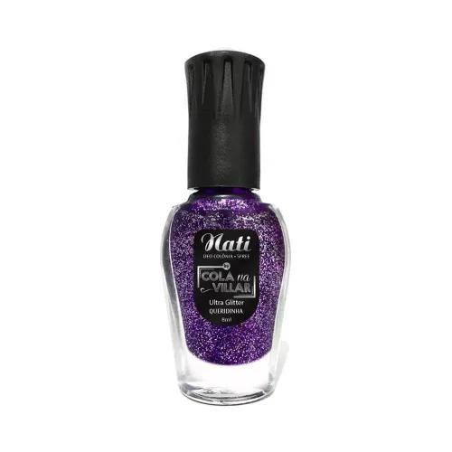 ESMALTE NATI COLA NA VILAR GLITTER QUERIDINHA 8ML - GLITTER