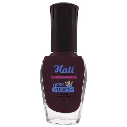 ESMALTE NATI QUEM NUNCA ATRASADINHA 8ML - NATI