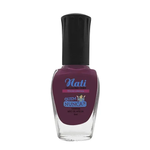 ESMALTE NATI QUEM NUNCA NÃO SE APEGA 8ML - NATI
