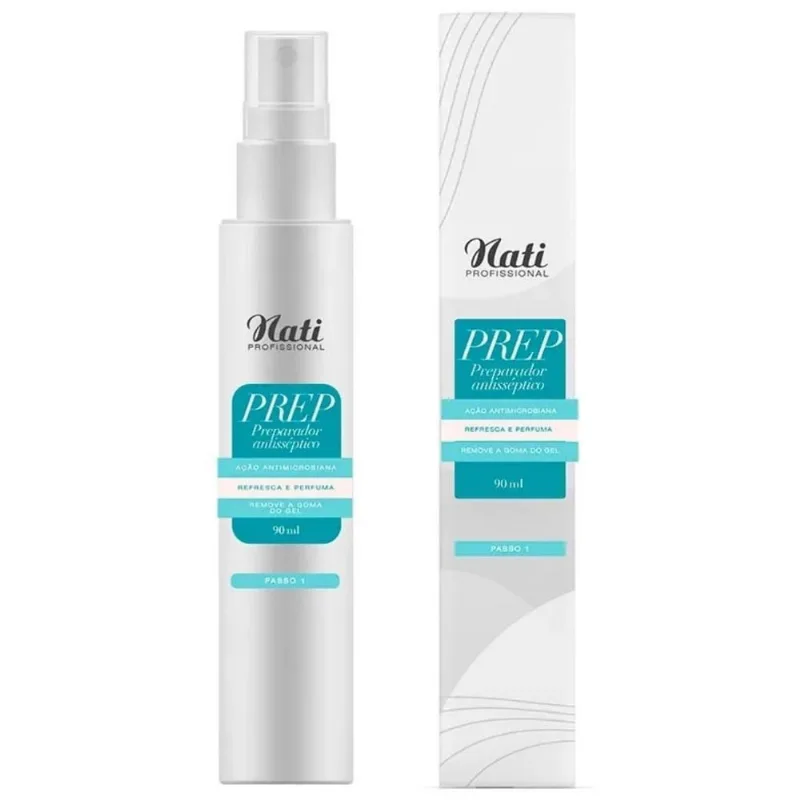 Prep Preparador Antisséptico Nati 90Ml Unhas Em Gel