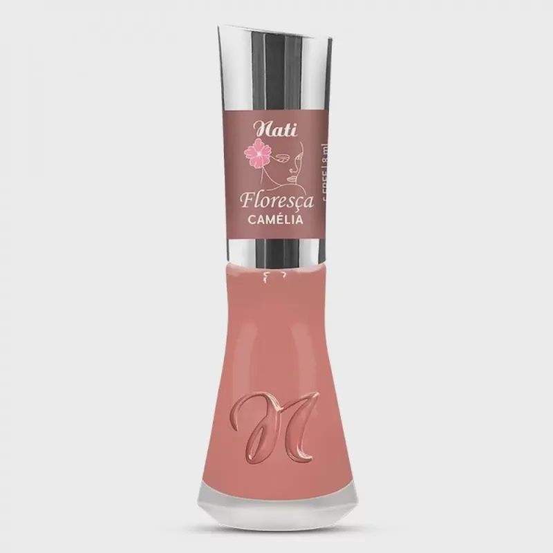 Esmalte Nati - Floresça – Camélia