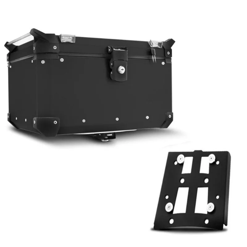Baú 48l E Base Fixação Super Adventure F 700/800 Gs 07-18