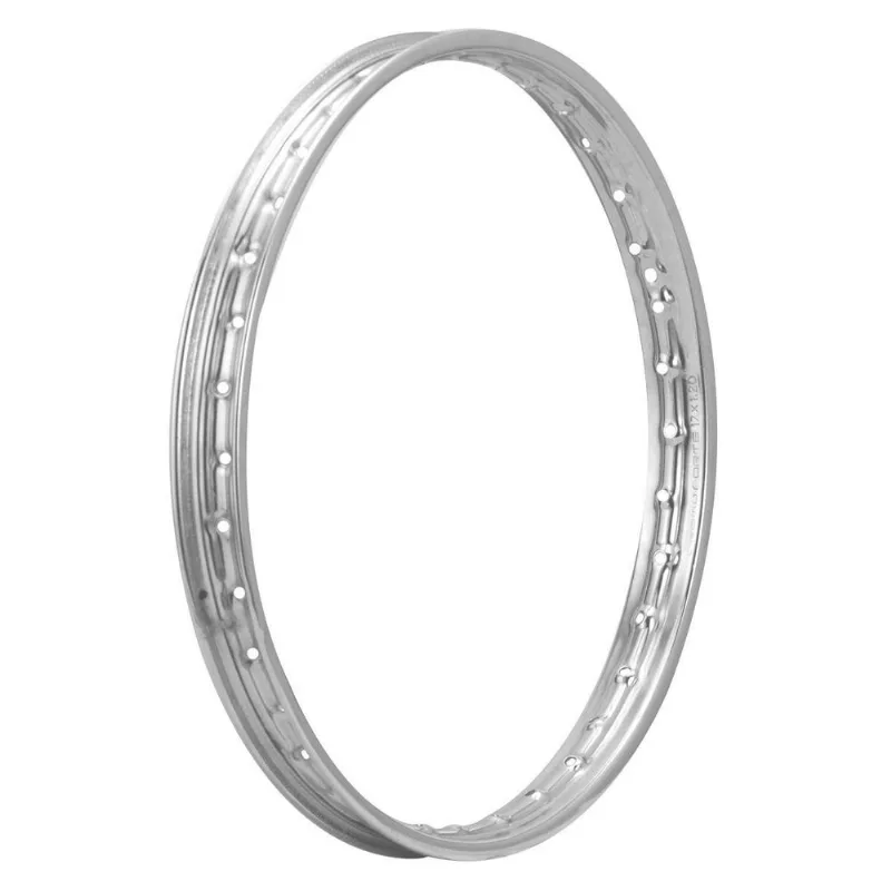 Aro De Roda 17 X 120 Cromo Forte Dianteiro Biz Cromado Único