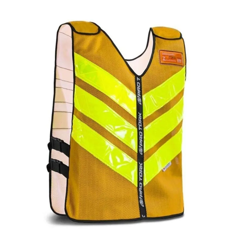 Colete Refletivo Segurança Cromo Forte Moto Boy Pro Tork