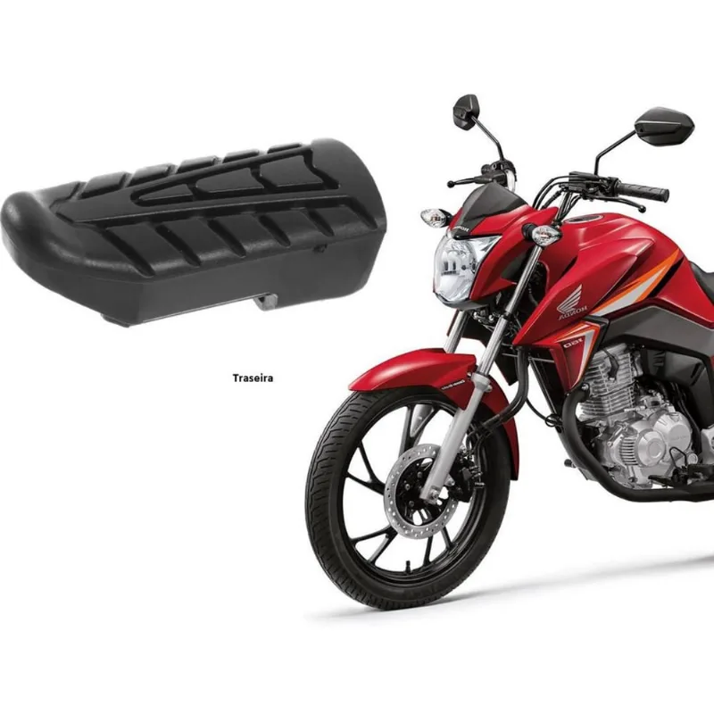 Borracha Pedaleira Traseira Cg Titan Fan Start 160 1 Peça