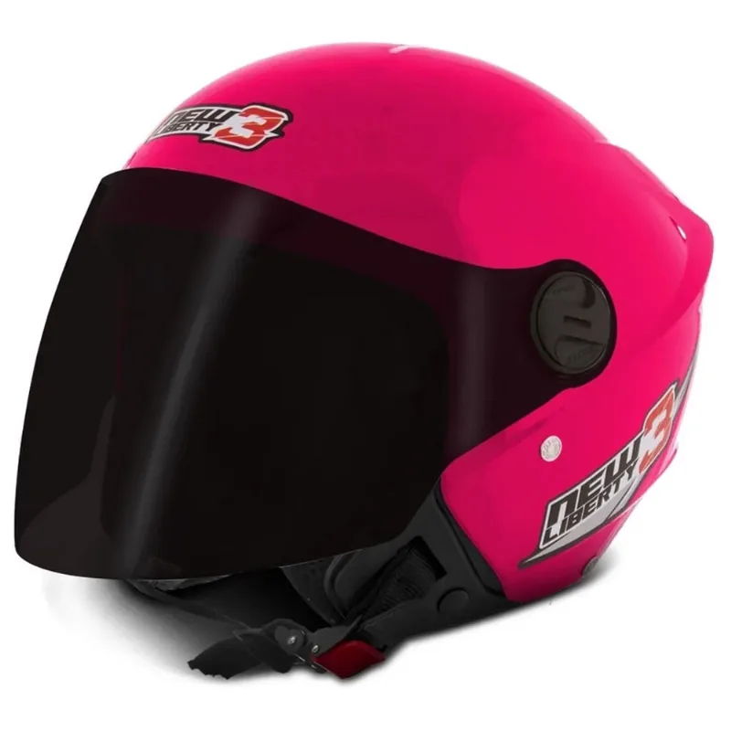 Capacete Para Moto Pro Tork New Liberty 3 Rosa Tamanho 58
