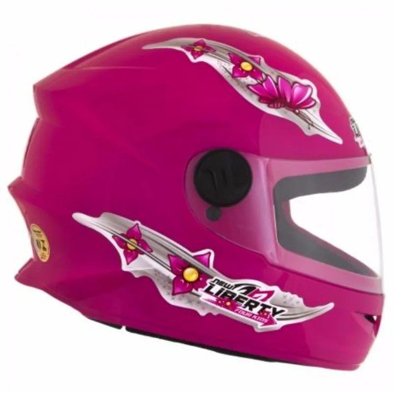 Capacete Pro Tork New Liberty Kids For Girls Rosa Tamanho 54