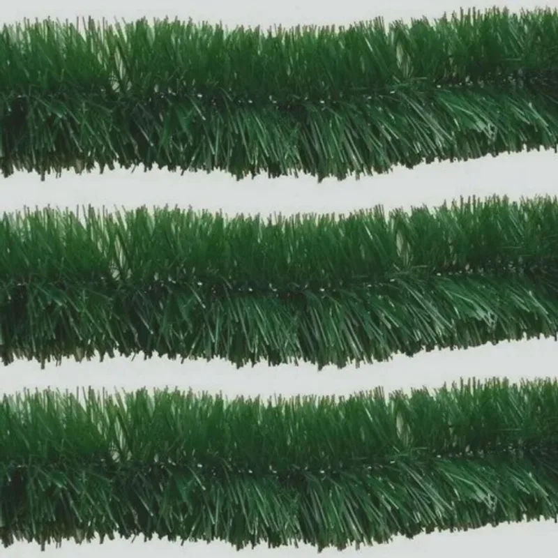 Kit 6 Festão Verde 2 Metros Enfeite Decoração Natal