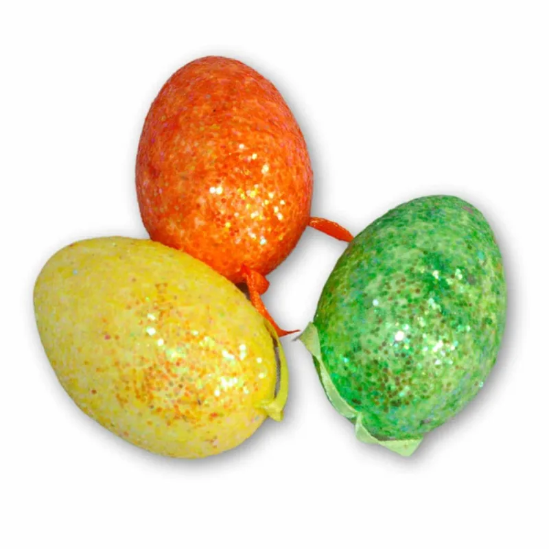 Enfeite Ovos de Páscoa Floripa Coloridos com 03 X3 BF1073 (MP)