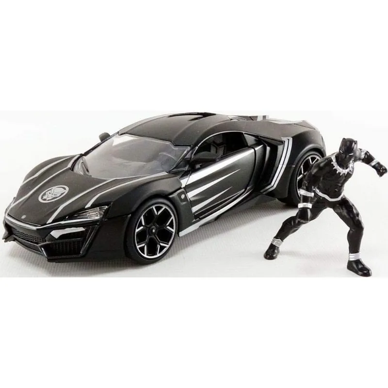 Metals Die Cast - Black Panther & Lykan Hypersport