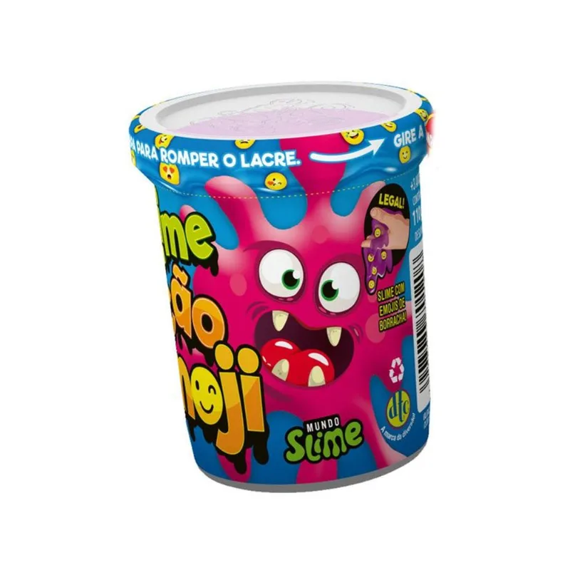 Geleca Slime Ecão Emoji - Dtc