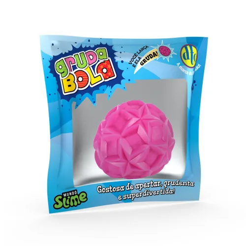 FIGURA DE SLIME GRUDA BOLA DTC - MP Brinquedos - Brinquedos