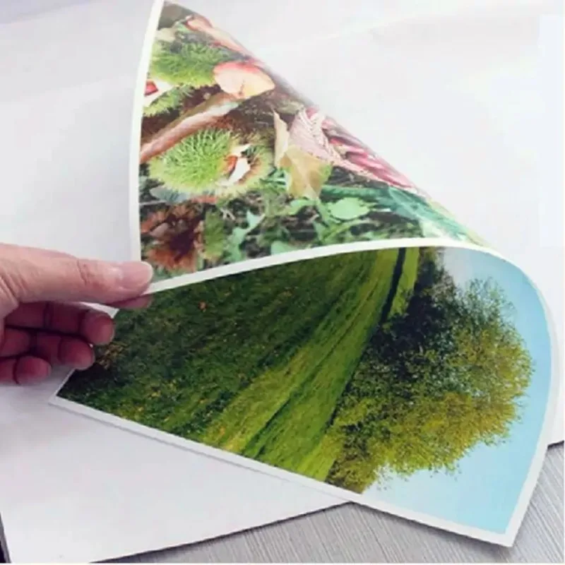 Papel Fotográfico A4 Dupla Face 180g Glossy Branco Brilhante Resistente à Água / 300 folhas